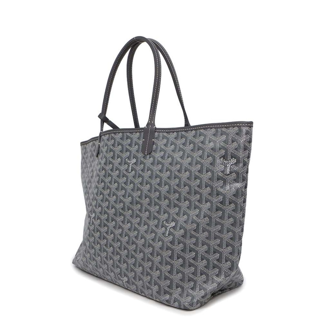 GOYARD - ゴヤール トートバッグ サンルイPM PVC/レザー GOYARD - ゴヤール トートバッグ サンルイPM PVC/レザー