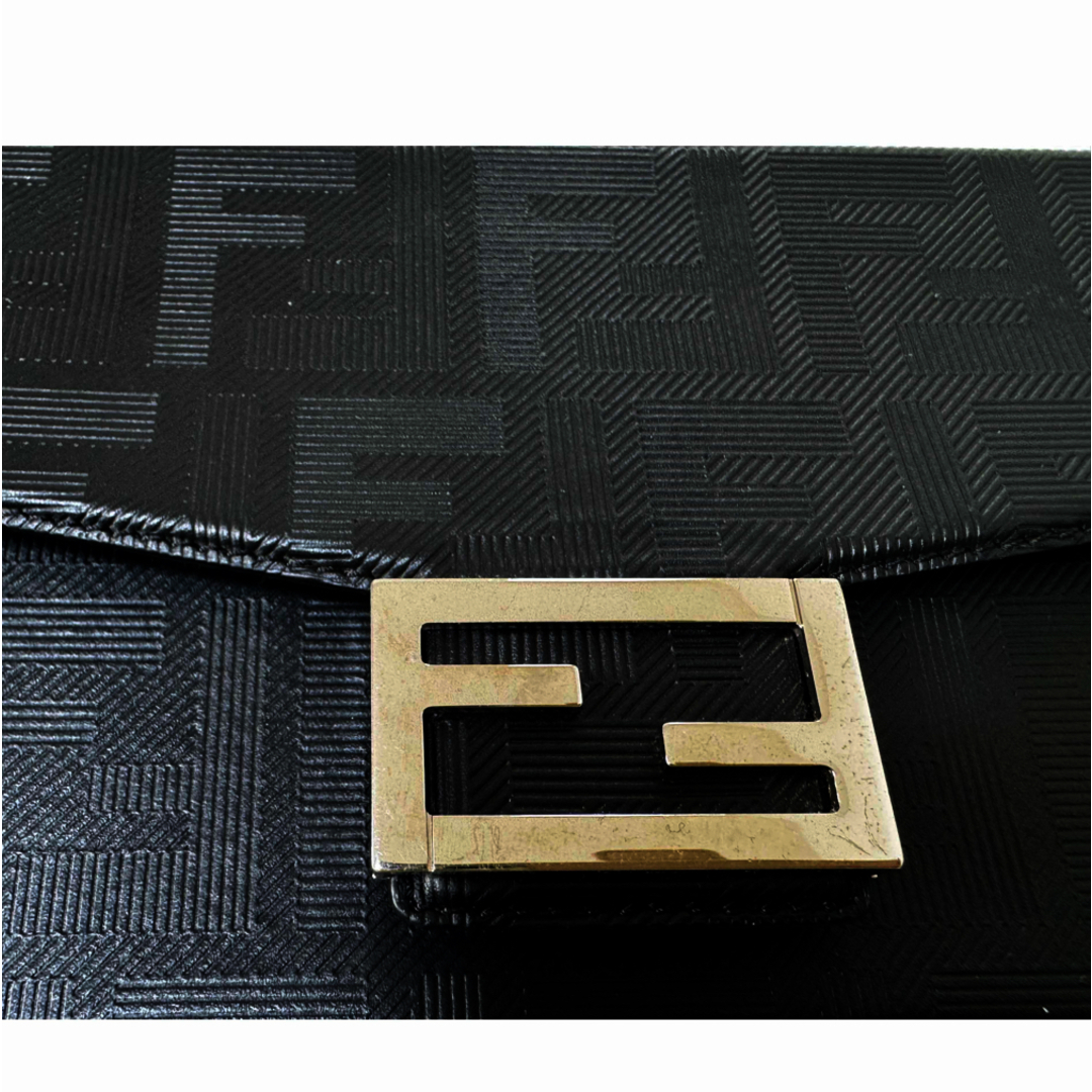 FENDI - FENDI フェンディ ソフトトランク バケット ブラックの FENDI - FENDI フェンディ ソフトトランク バケット ブラックの