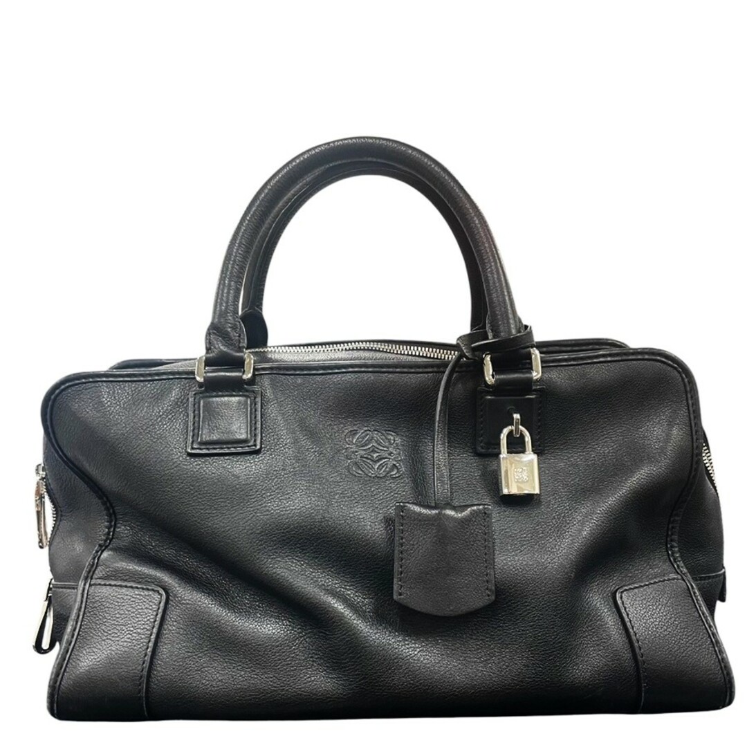 LOEWE - ロエベ LOEWE ハンドバッグ アマソナ36 レザー ブラック LOEWE - ロエベ LOEWE ハンドバッグ アマソナ36 レザー ブラック