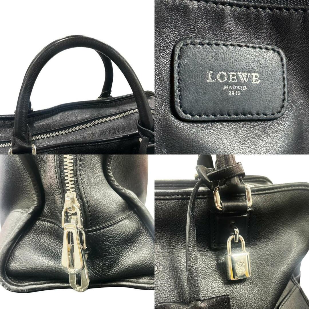 LOEWE - ロエベ LOEWE ハンドバッグ アマソナ36 レザー ブラック LOEWE - ロエベ LOEWE ハンドバッグ アマソナ36 レザー ブラック
