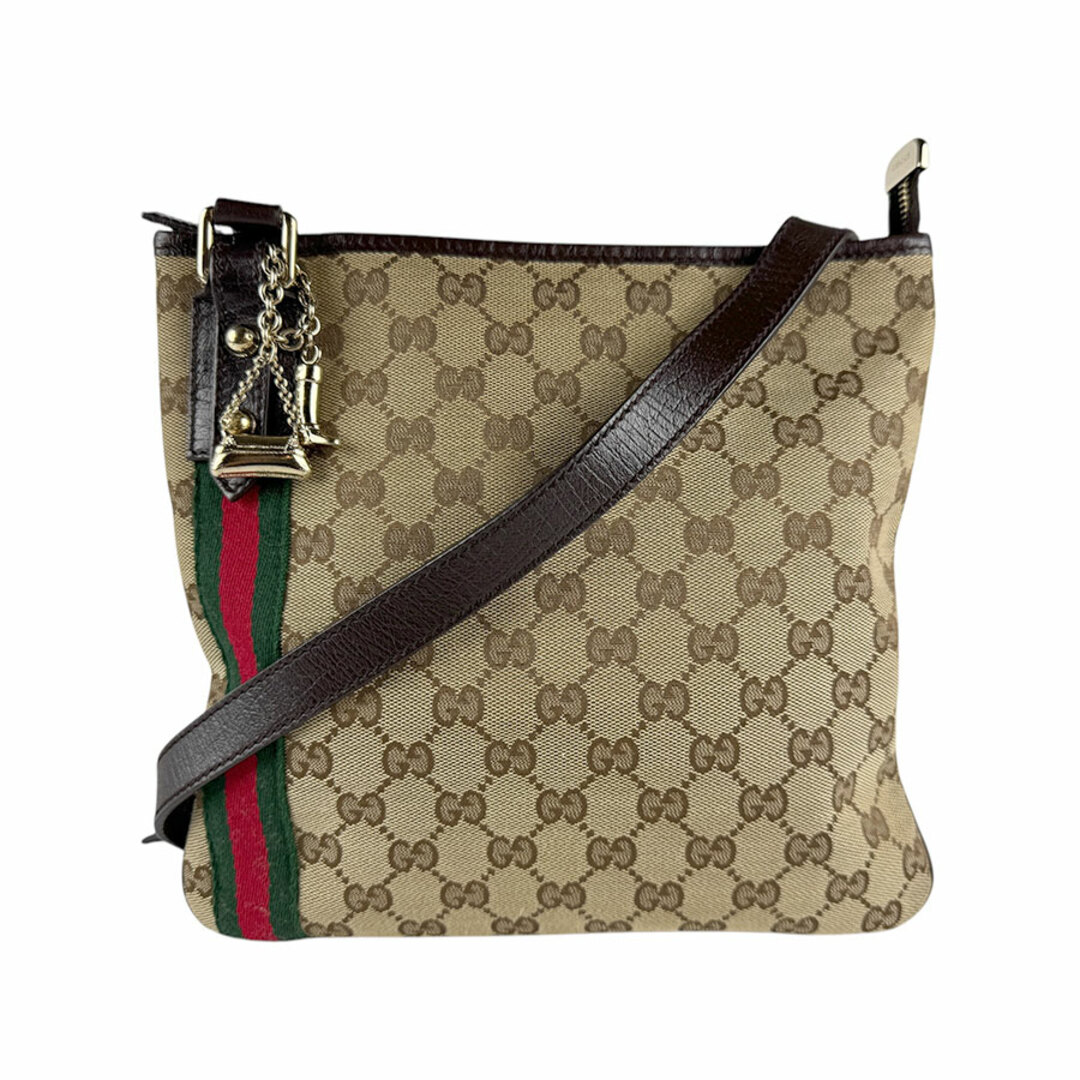 GUCCI - グッチ GUCCI 斜め掛けショルダーバッグ GGキャンバス GUCCI - グッチ GUCCI 斜め掛けショルダーバッグ GGキャンバス