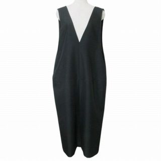 アダムエロぺ(Adam et Rope')のアダムエロペ AER 美品 ロング ワンピース ノースリーブ 黒 ブラック (ロングワンピース/マキシワンピース)