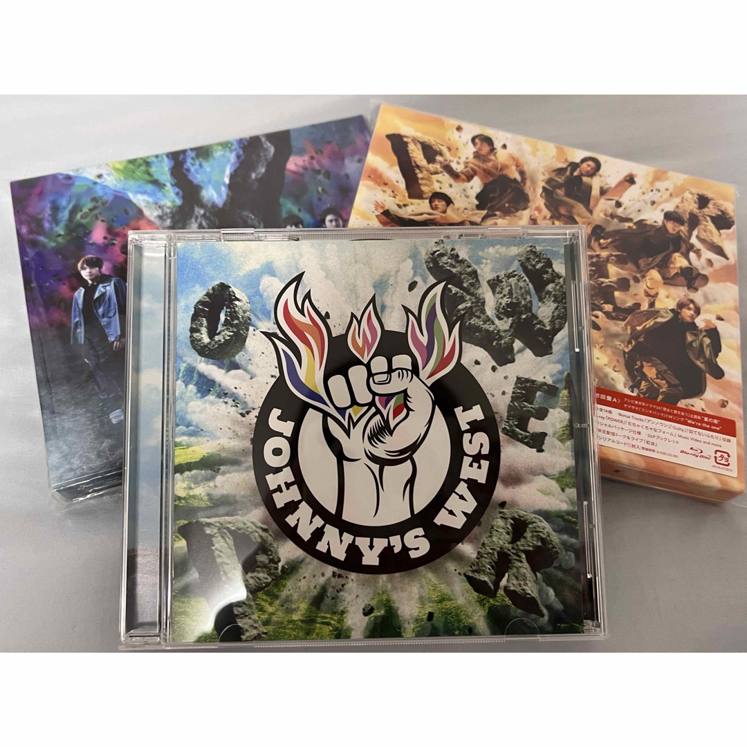 ジャニーズWEST(ジャニーズウエスト)のジャニーズWEST POWER CD 3点セット エンタメ/ホビーのCD(ポップス/ロック(邦楽))の商品写真