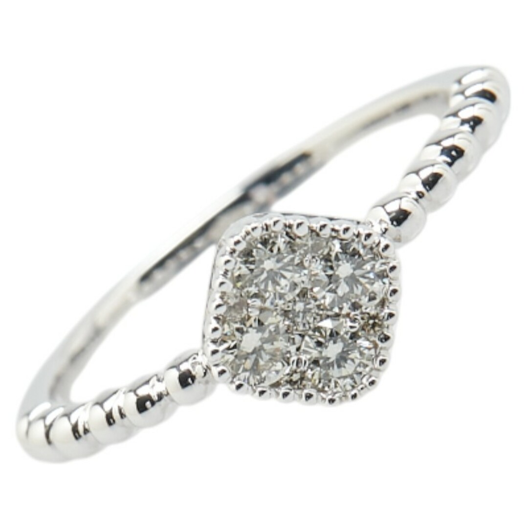 K18WG ホワイトゴールド リング 指輪 ダイヤ 0.25ct 【1-0206588 K18WG ホワイトゴールド リング 指輪 ダイヤ 0.25ct 【1-0206588