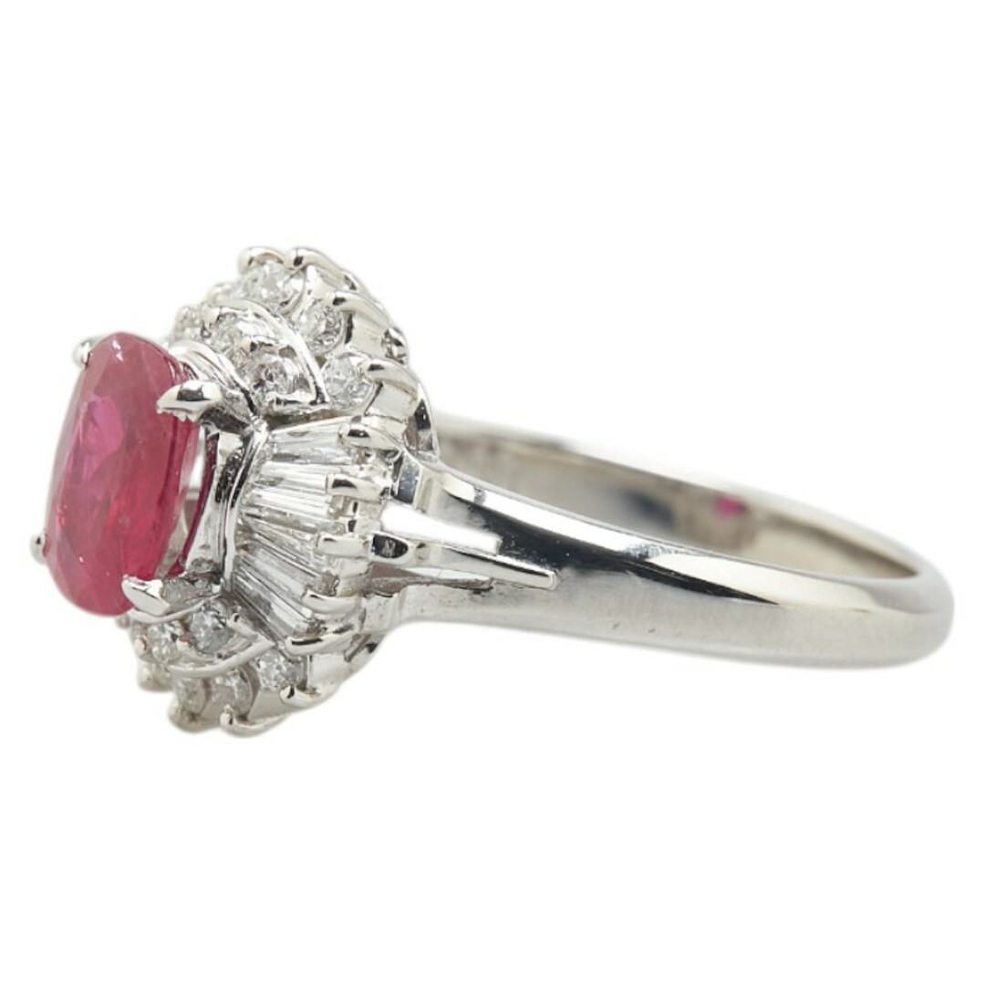Pt900 プラチナ リング 指輪 ルビー 1.26ct ダイヤ 0.58ct 【1 Pt900 プラチナ リング 指輪 ルビー 1.26ct ダイヤ 0.58ct 【1