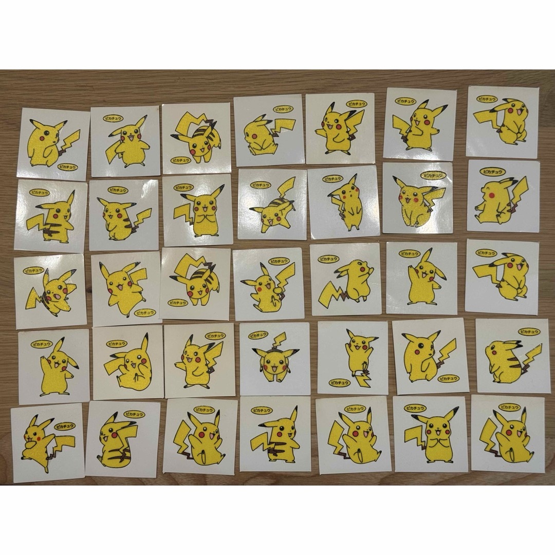 ポケモン(ポケモン)のポケモンパンシール ピカチュウセット エンタメ/ホビーのおもちゃ/ぬいぐるみ(キャラクターグッズ)の商品写真