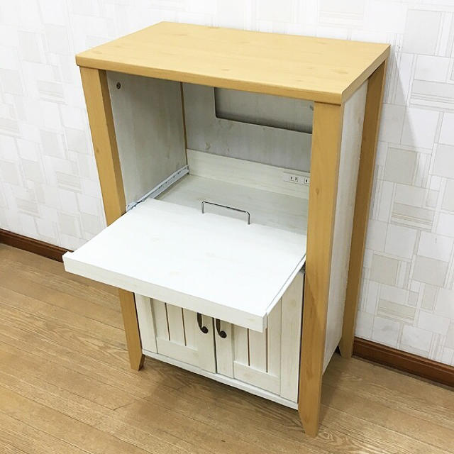 ナチュラルカントリー調ミニレンジボード レンジ台 60幅 一人暮らし キッチン 2
