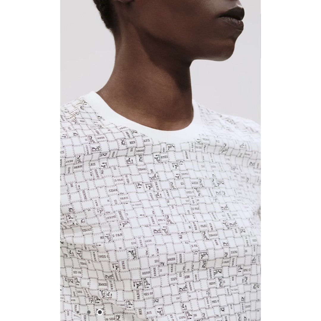 HERMES - エルメス Tシャツ マクロTシャツ ボルデュック size 36 HERMES - エルメス Tシャツ マクロTシャツ ボルデュック size 36