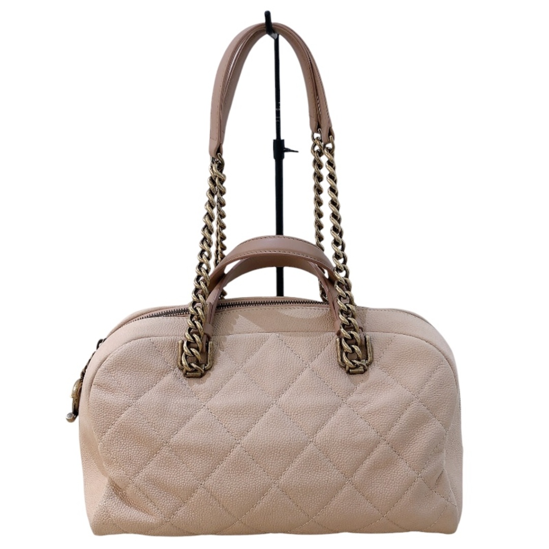 CHANEL - シャネル CHANEL チェーン ショルダーバッグ ベージュ CHANEL - シャネル CHANEL チェーン ショルダーバッグ ベージュ
