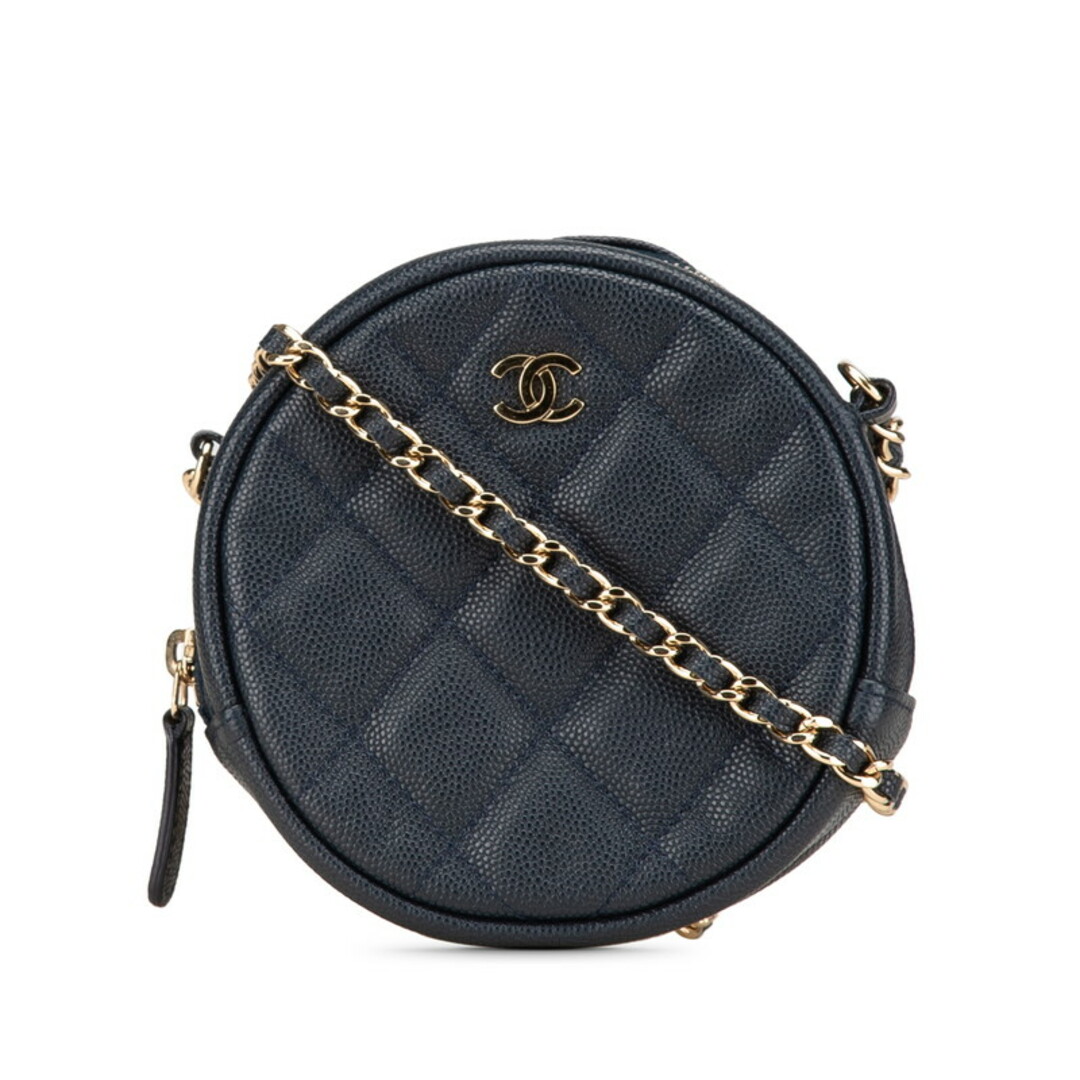 CHANEL - シャネル マトラッセ ココマーク ラウンド チェーン CHANEL - シャネル マトラッセ ココマーク ラウンド チェーン