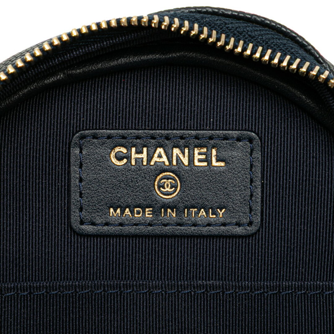 CHANEL - シャネル マトラッセ ココマーク ラウンド チェーン CHANEL - シャネル マトラッセ ココマーク ラウンド チェーン