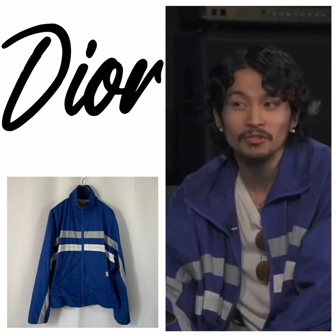 【常田大希着用】Dior vintage ナイロンジャケット ウィンドブレイカー メンズのジャケット/アウター(ブルゾン)の商品写真