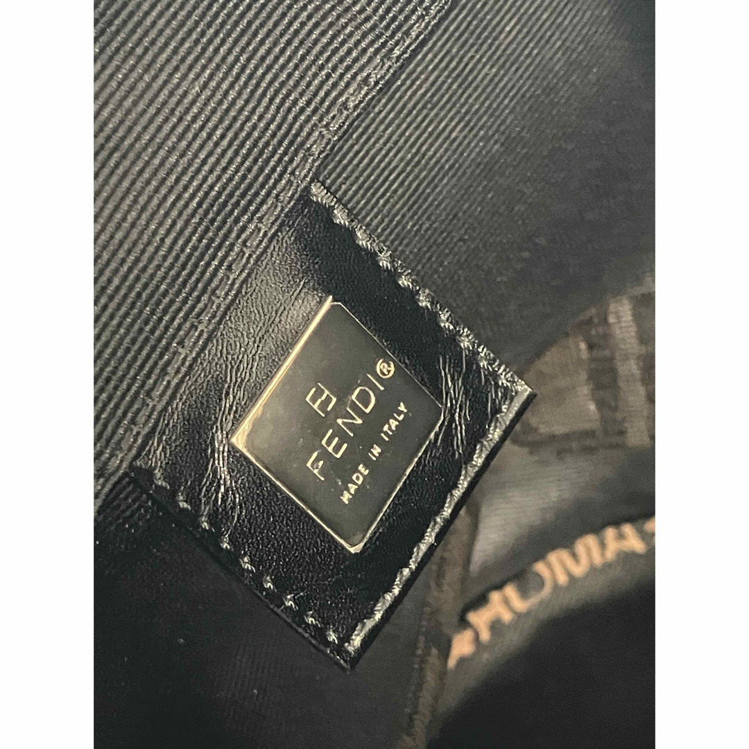 FENDI - FENDI フェンディ ハンドバッグ ナイロン ブラック 2WAY FENDI - FENDI フェンディ ハンドバッグ ナイロン ブラック 2WAY