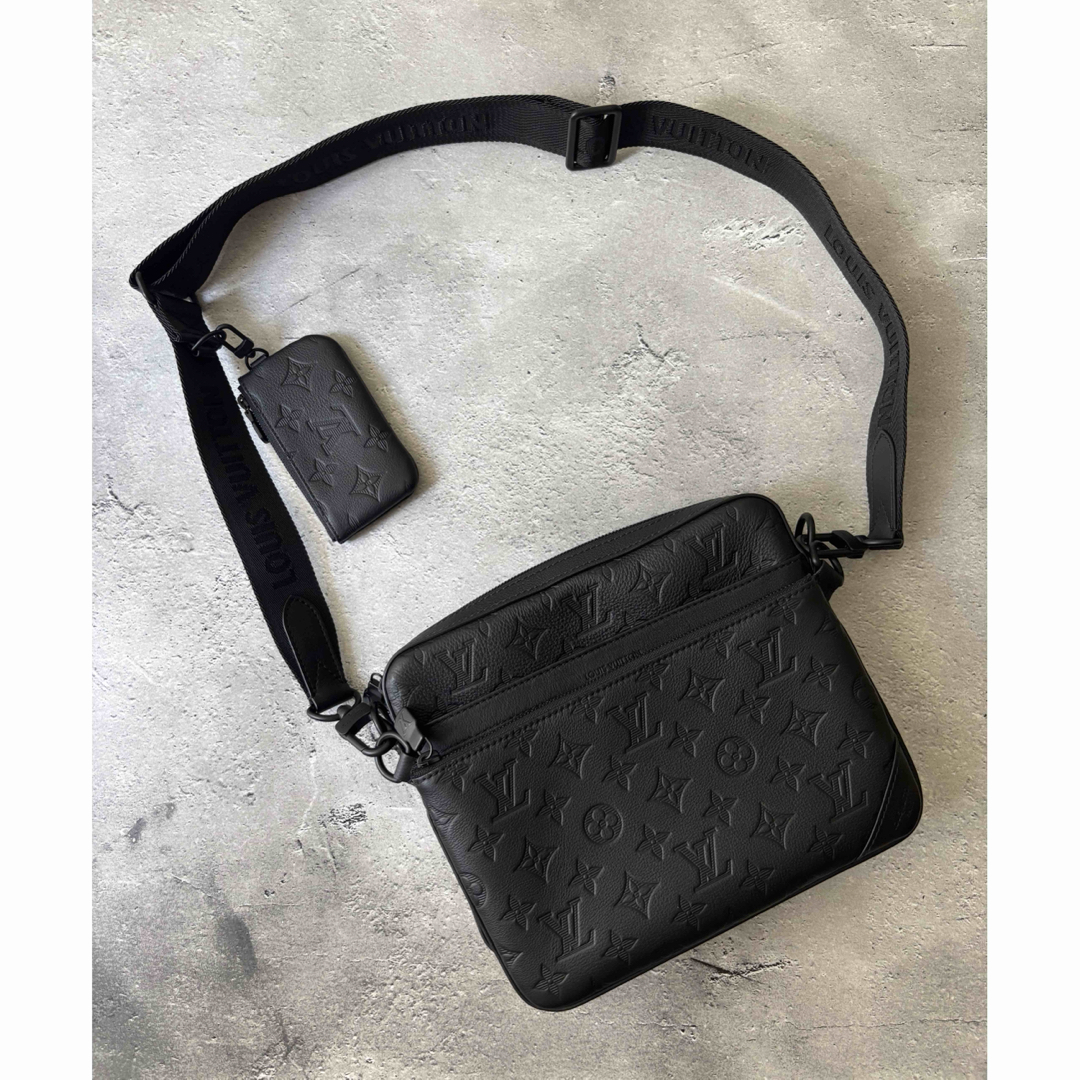 LOUIS VUITTON - ルイヴィトン モノグラムレザーショルダー LOUIS VUITTON - ルイヴィトン モノグラムレザーショルダー