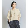 【BEIGE】【FREE】コットン ベーシック Tシャツ