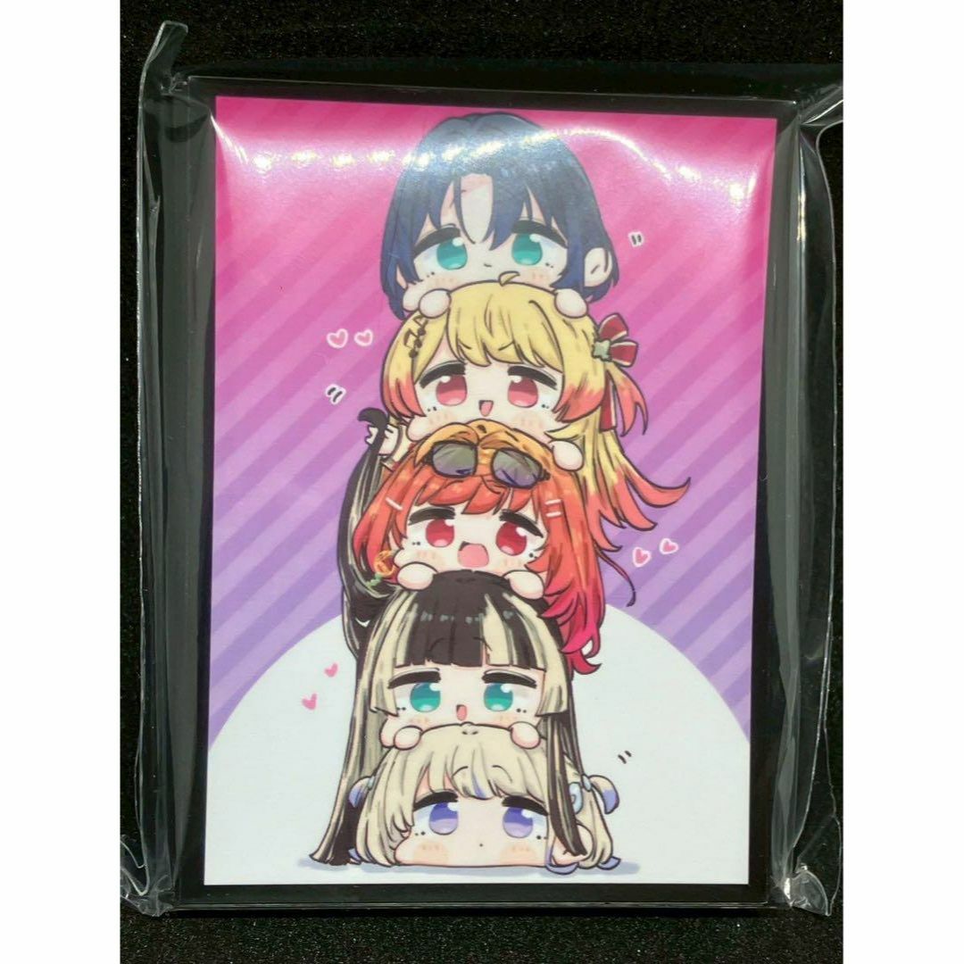 ReGLOSS カードスリーブ ホロライブ はじめ らでん 莉々華 青 奏 エンタメ/ホビーのトレーディングカード(カードサプライ/アクセサリ)の商品写真