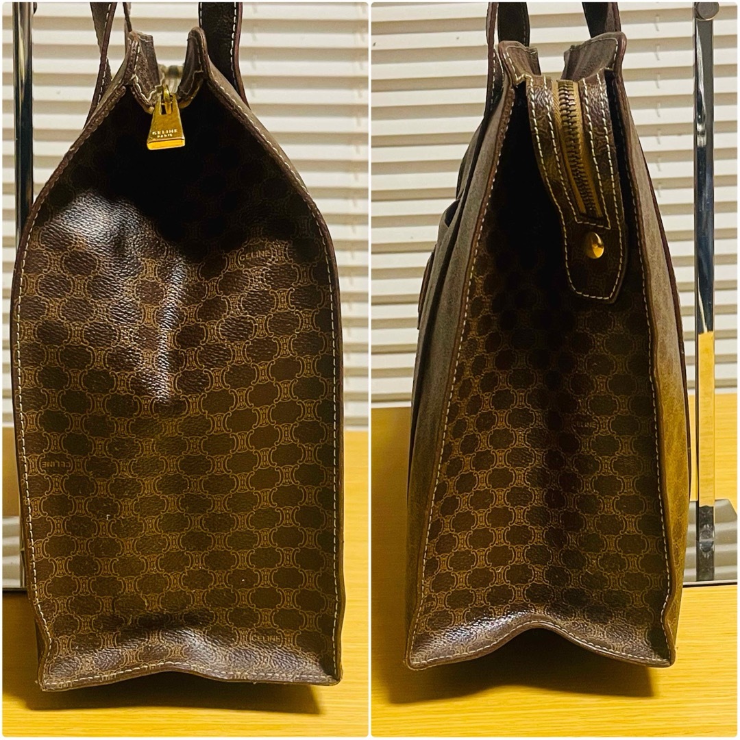 CELINE - 【美品】CELINEセリーヌ マカダム柄 トートバッグ CELINE - 【美品】CELINEセリーヌ マカダム柄 トートバッグ