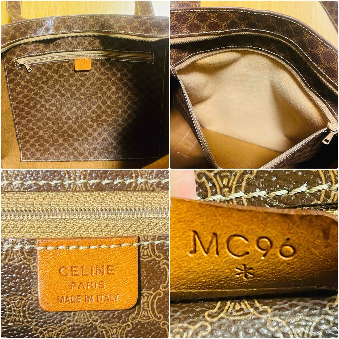 CELINE - 【美品】CELINEセリーヌ マカダム柄 トートバッグ CELINE - 【美品】CELINEセリーヌ マカダム柄 トートバッグ