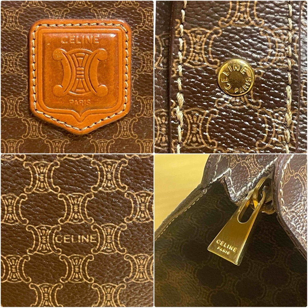 CELINE - 【美品】CELINEセリーヌ マカダム柄 トートバッグ CELINE - 【美品】CELINEセリーヌ マカダム柄 トートバッグ