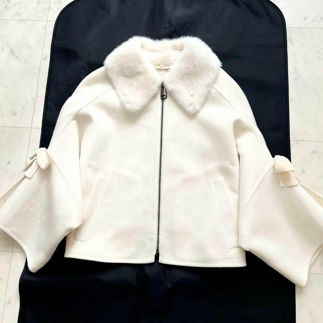 FENDI - FENDI ミンクファー ドルマンスリーブ ショートコート FENDI - FENDI ミンクファー ドルマンスリーブ ショートコート