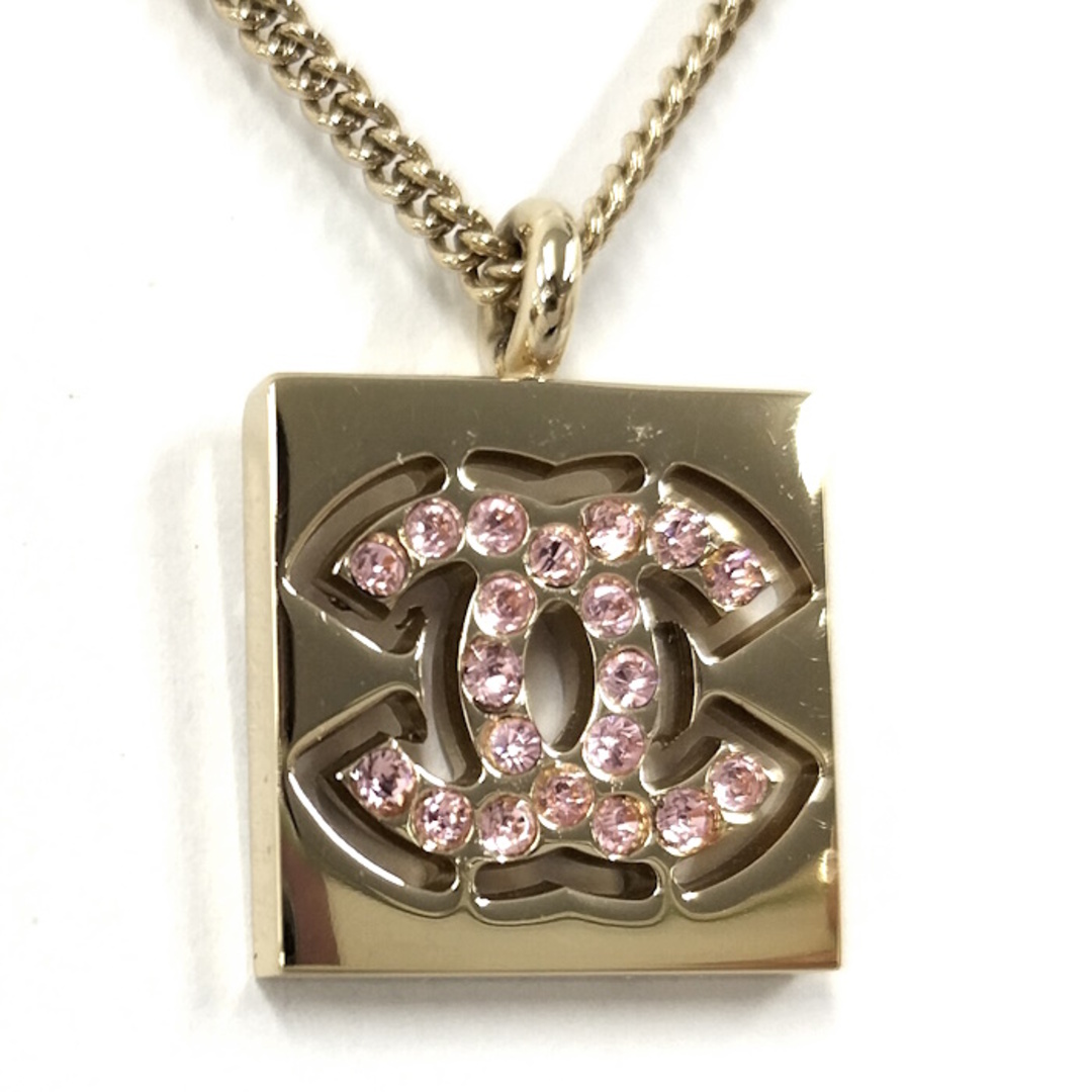 CHANEL - CHANEL ネックレス ココマーク スクエアプレート CHANEL - CHANEL ネックレス ココマーク スクエアプレート