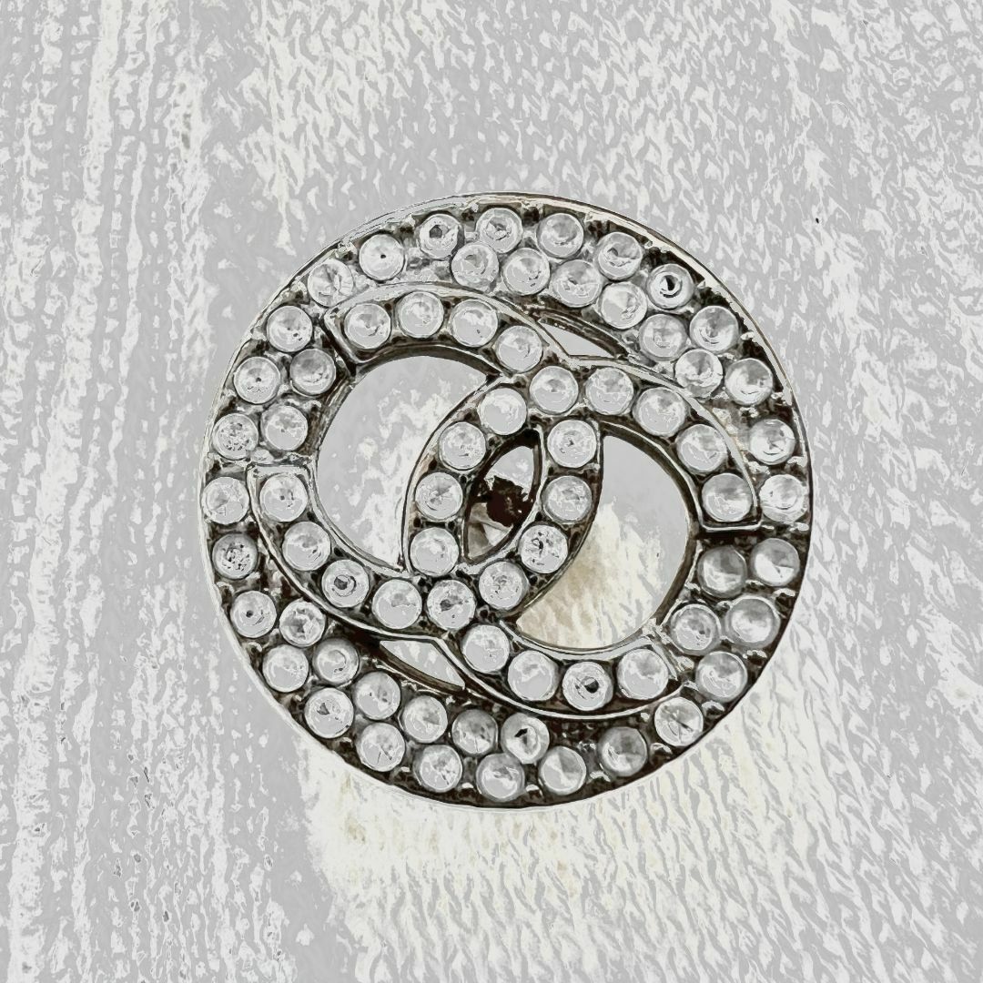 タイムセール 探し方 美品☆CHANEL☆クリスタル☆キラキラCOCO☆ニットジャケット トップス