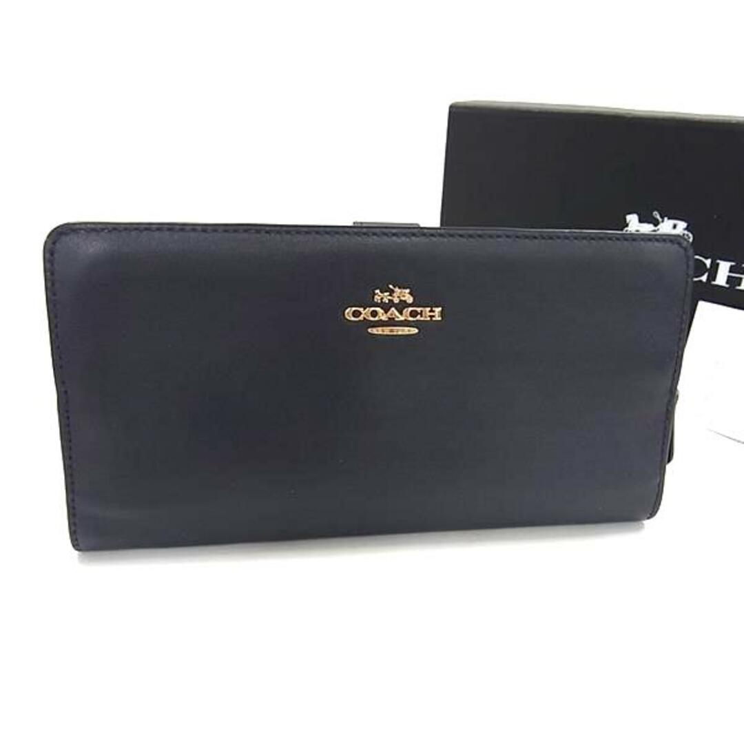 COACH - □極美品□ COACH コーチ 58586 レザー 二つ折り 長財布 COACH - □極美品□ COACH コーチ 58586 レザー 二つ折り 長財布