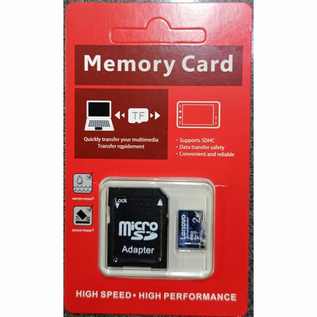 Lenovo(レノボ)の【ジャンク】2TB SDアダプター付きマイクロSDメモリーカードセット スマホ/家電/カメラのPC/タブレット(その他)の商品写真