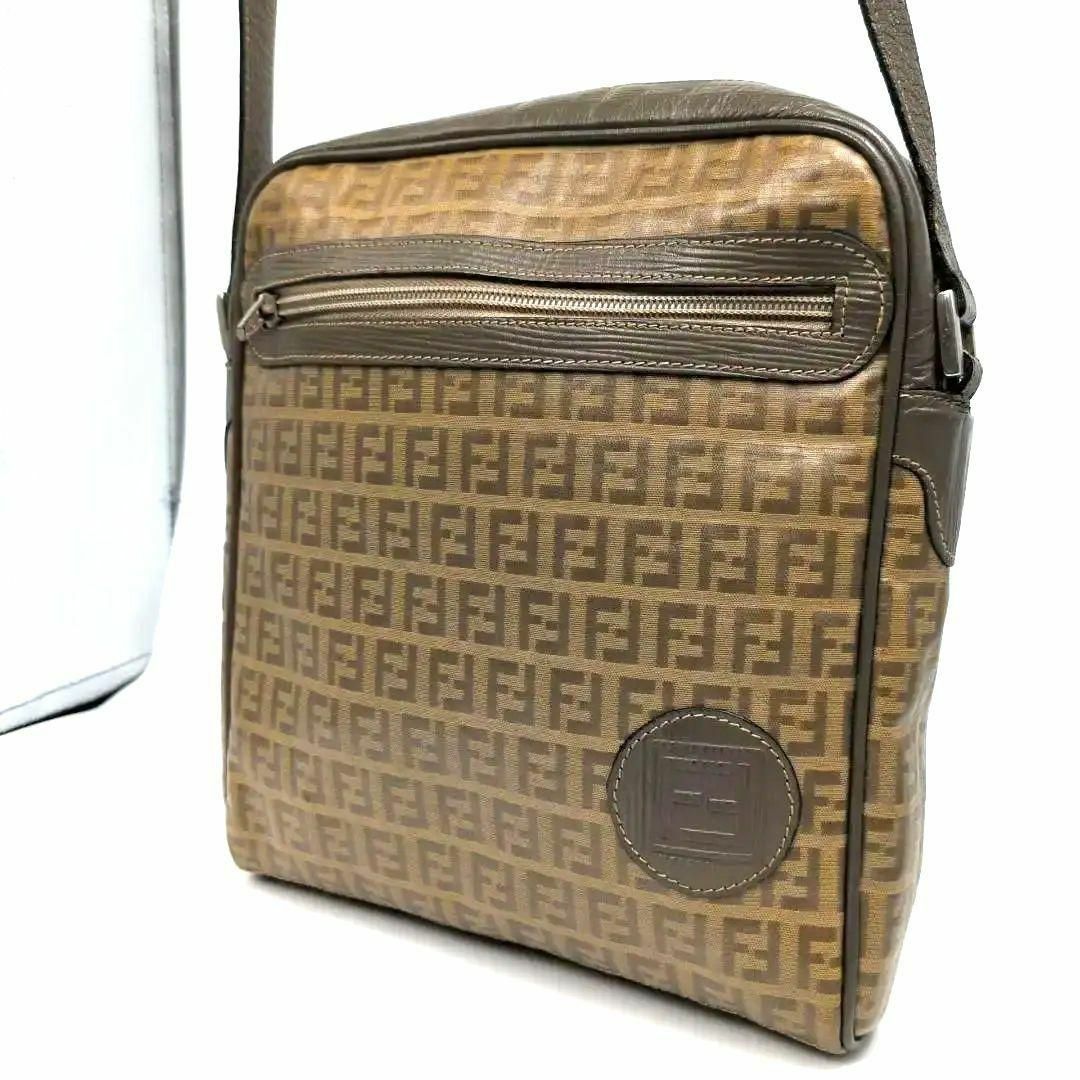 FENDI - 良品✨ フェンディ ショルダーバッグ ズッキーノ PVC べ FENDI - 良品✨ フェンディ ショルダーバッグ ズッキーノ PVC べ