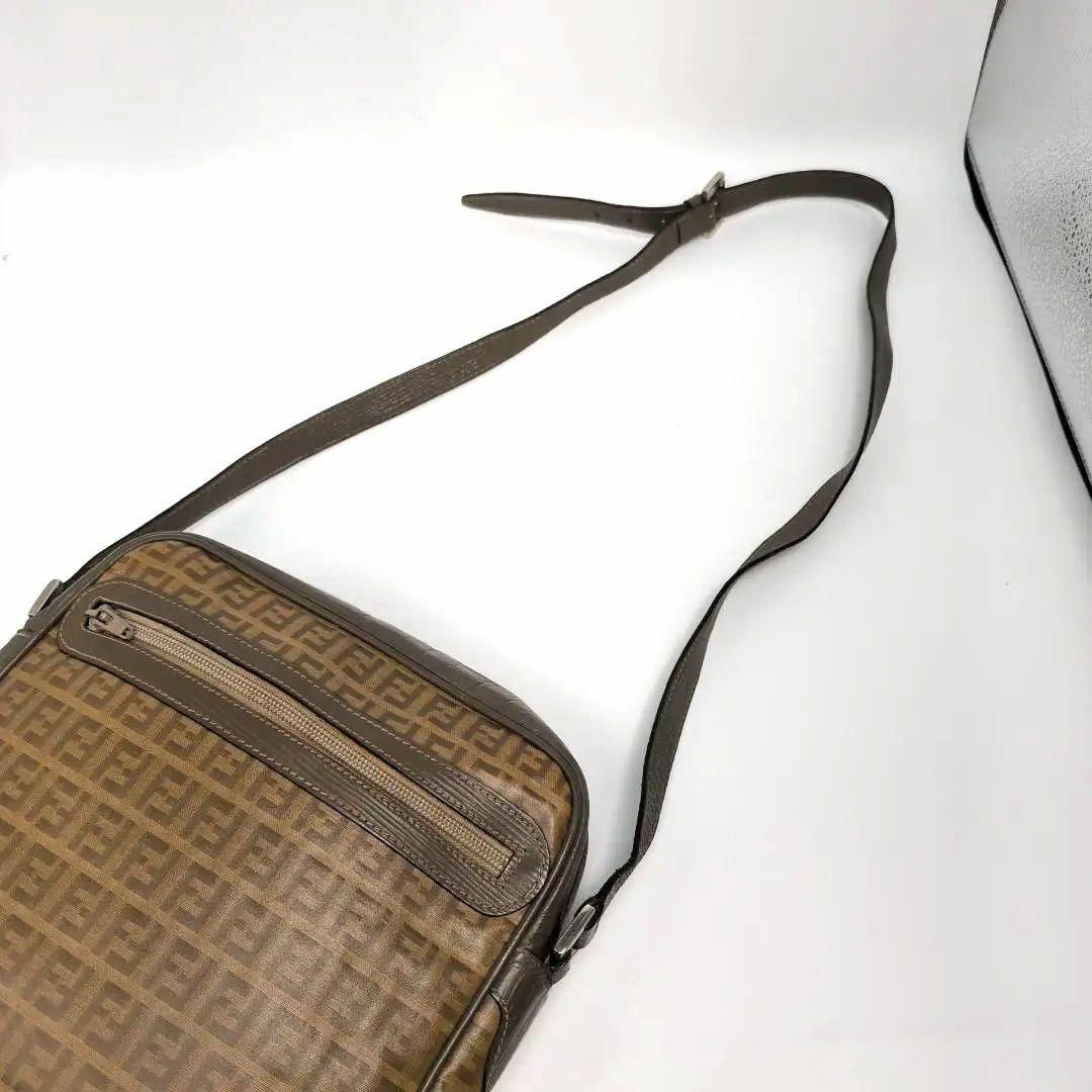 FENDI - 良品✨ フェンディ ショルダーバッグ ズッキーノ PVC べ FENDI - 良品✨ フェンディ ショルダーバッグ ズッキーノ PVC べ