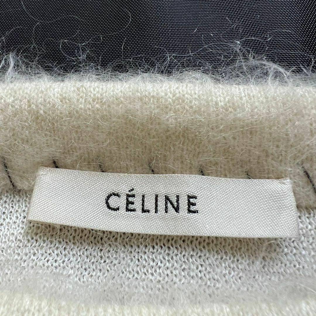 CELINE - CELINE フィービー期 シルクモヘヤ シャギーニット CELINE - CELINE フィービー期 シルクモヘヤ シャギーニット