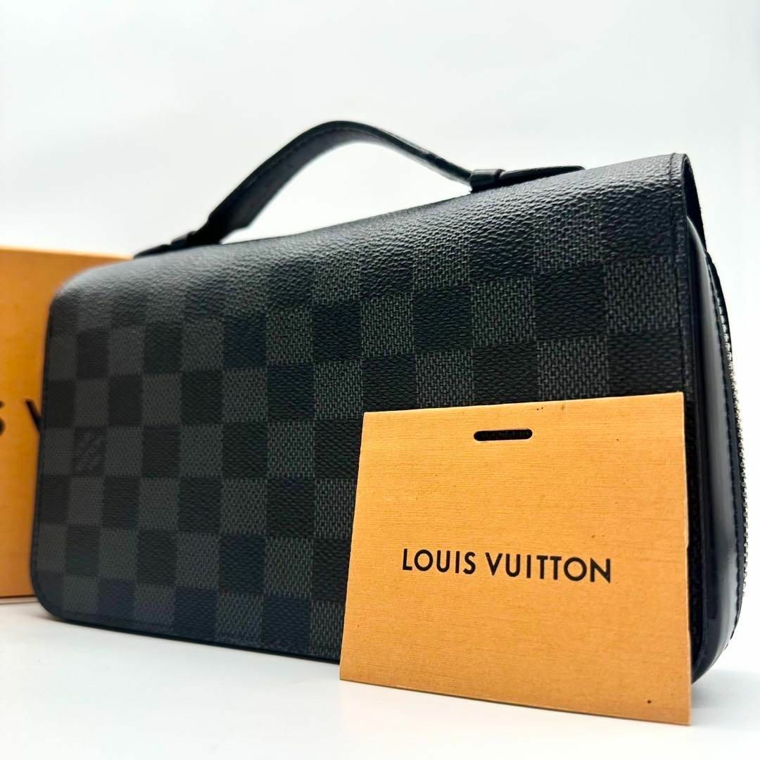 LOUIS VUITTON - 極美品✨　ルイヴィトン ダミエグラフィット ジッピーXL セカンドバッグ 長財布