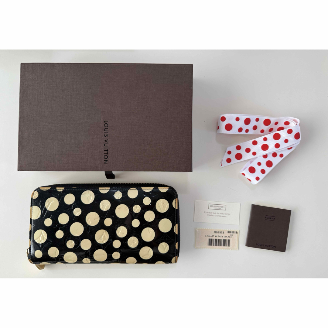 LOUIS VUITTON - ルイヴィトン 草間彌生 ヴェルニ 長財布 LOUIS VUITTON - ルイヴィトン 草間彌生 ヴェルニ 長財布