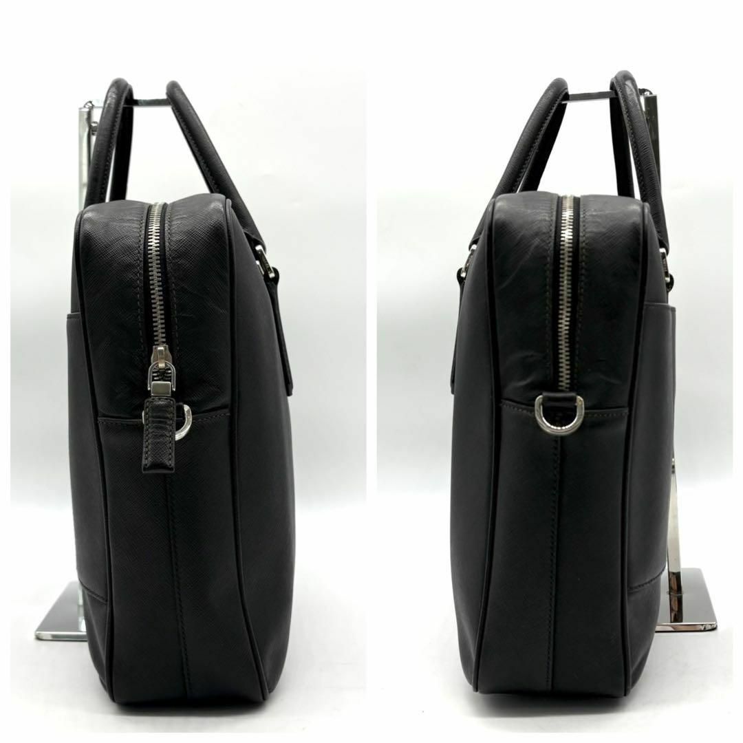PRADA - 近年 プラダ 三角ロゴ 2way ビジネスバッグ A4可 PRADA - 近年 プラダ 三角ロゴ 2way ビジネスバッグ A4可