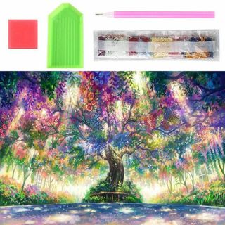 サムコス ダイヤモンドアート キット ダイヤモンドの絵画 1セット きれい 全面(その他)