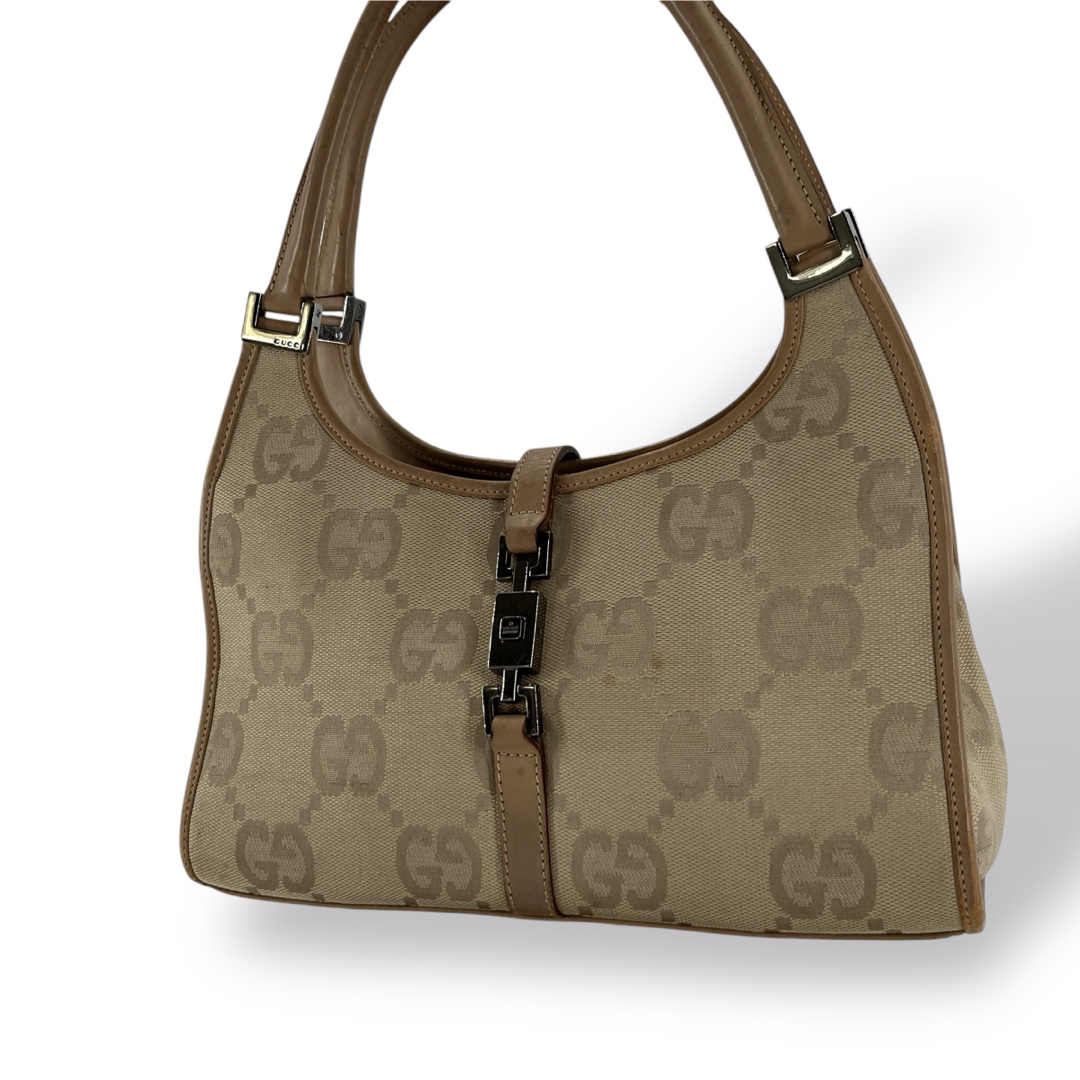 GUCCI - グッチ ジャッキー GGキャンバス ワンショルダーバッグ GUCCI - グッチ ジャッキー GGキャンバス ワンショルダーバッグ