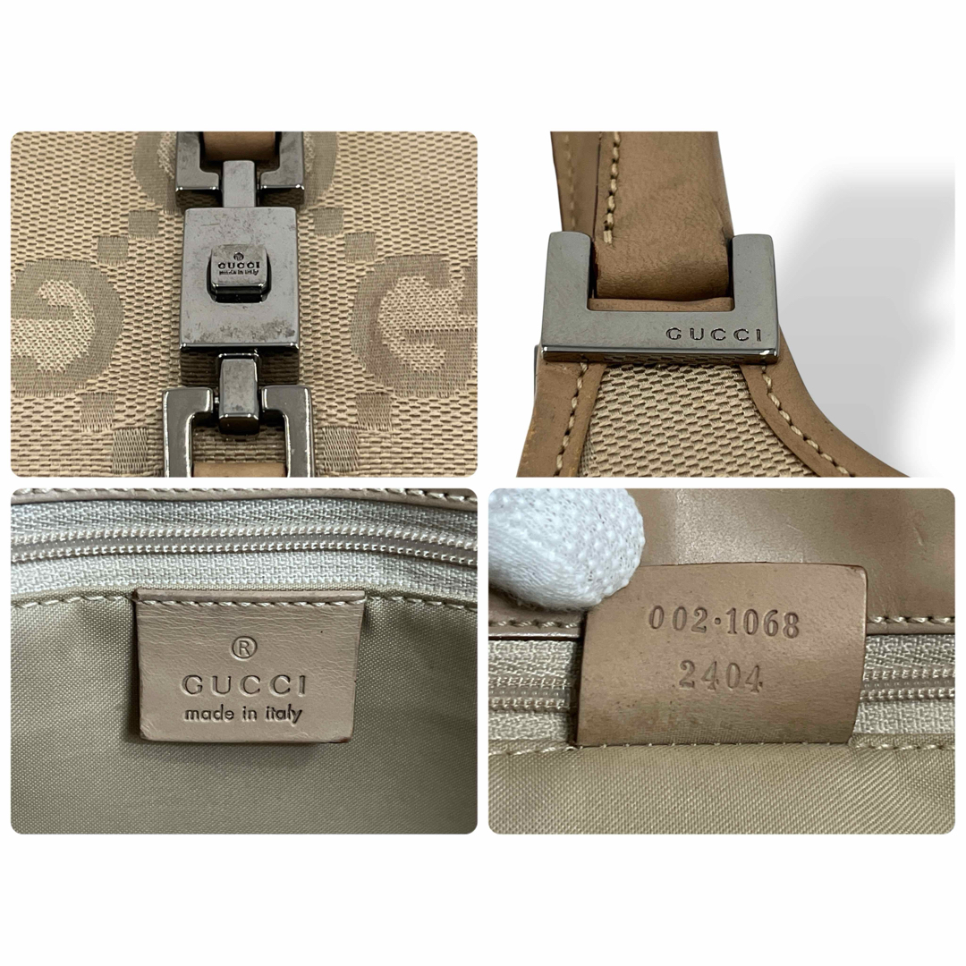 GUCCI - グッチ ジャッキー GGキャンバス ワンショルダーバッグ GUCCI - グッチ ジャッキー GGキャンバス ワンショルダーバッグ