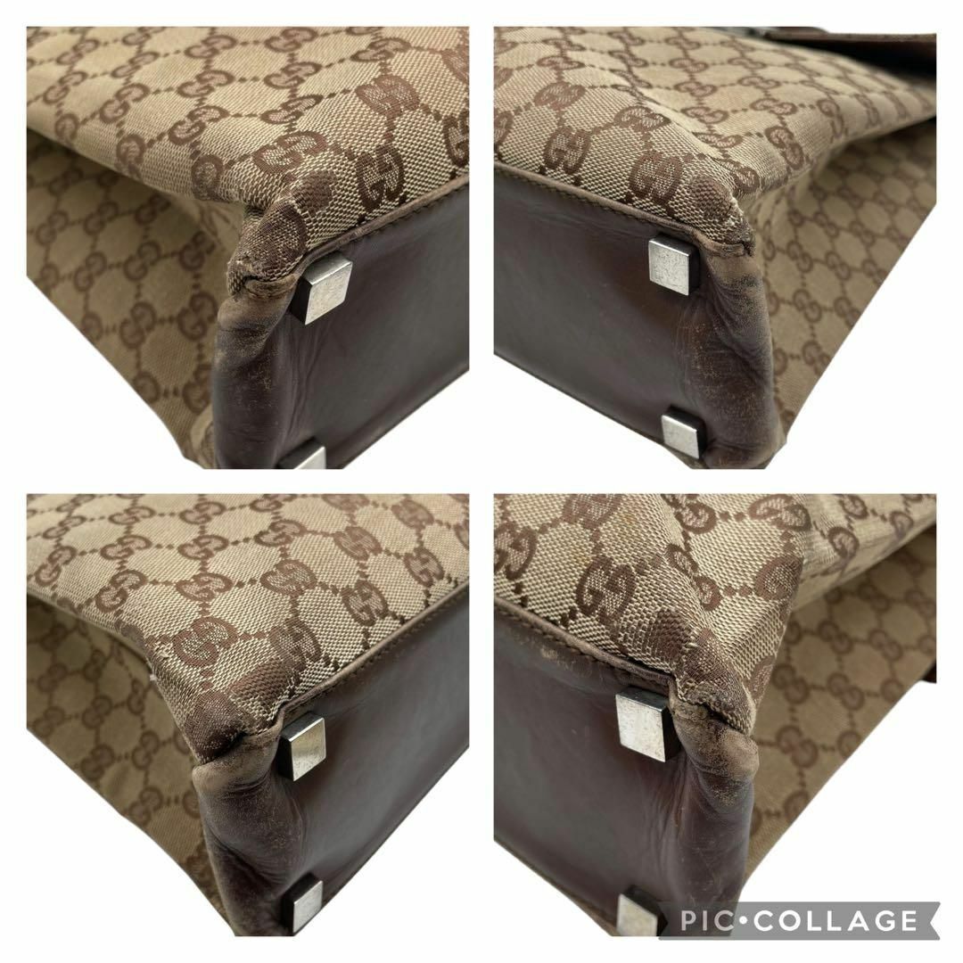 GUCCI - 希少 良品 グッチ 大容量 ビジネスバッグ ブリーフ GUCCI - 希少 良品 グッチ 大容量 ビジネスバッグ ブリーフ