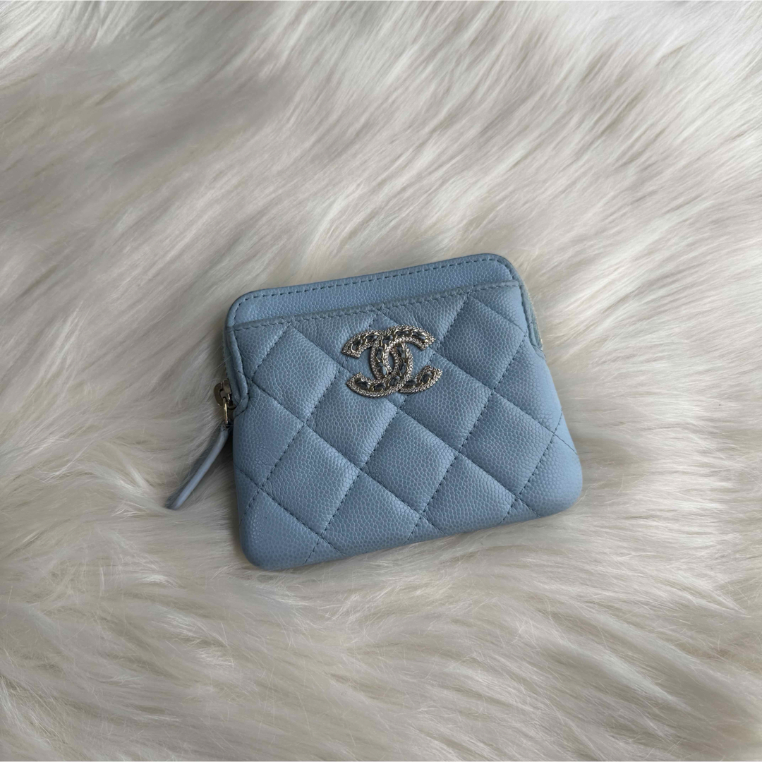 CHANEL - シャネル ジップ コインケース マトラッセ キャビア CHANEL - シャネル ジップ コインケース マトラッセ キャビア