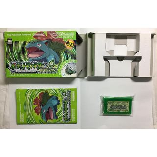 ゲームボーイアドバンス(ゲームボーイアドバンス)の【GBA】 ポケットモンスター リーフグリーン(携帯用ゲームソフト)