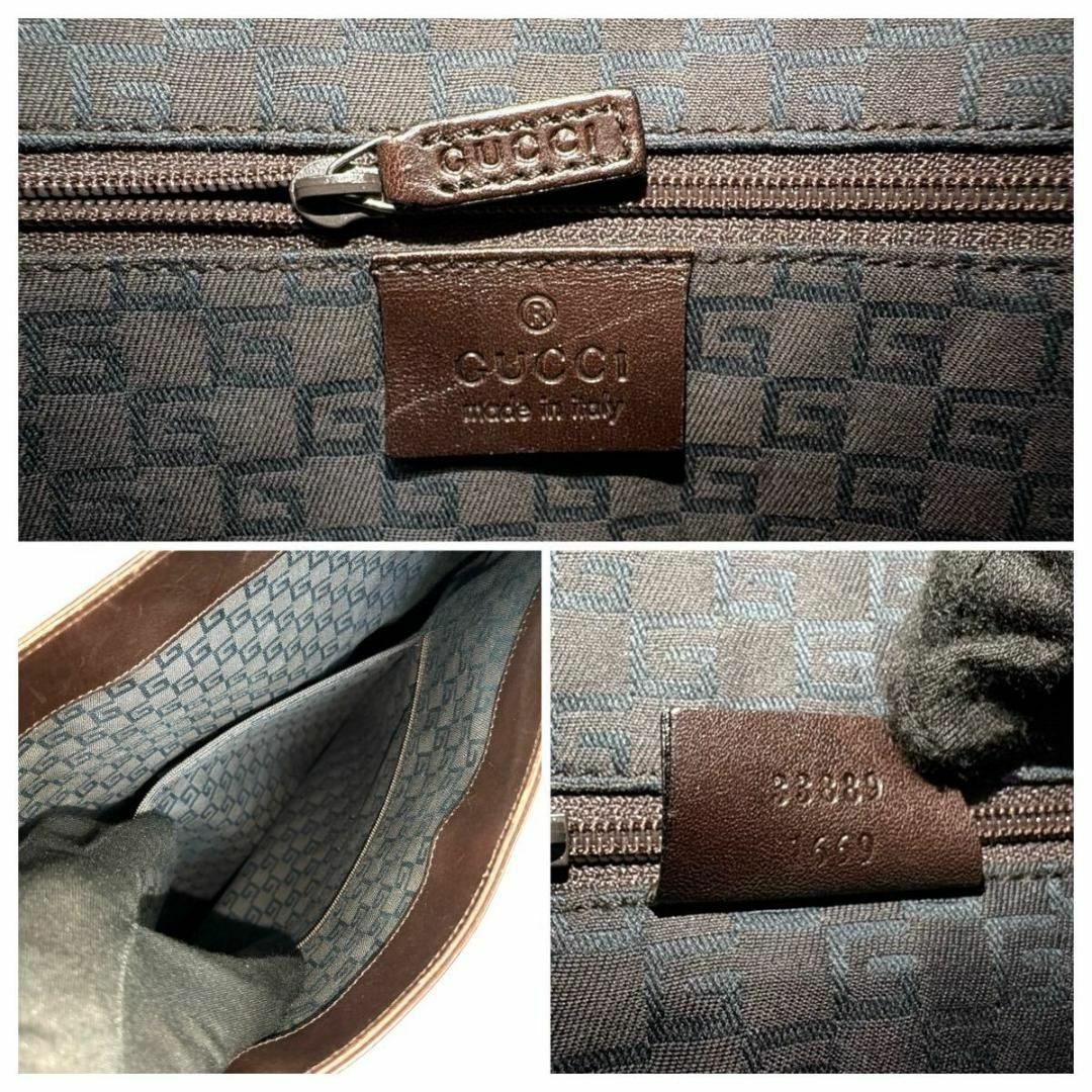 GUCCI - 【美品】GUCCI スエード レザー シェリー トートバッグ GUCCI - 【美品】GUCCI スエード レザー シェリー トートバッグ
