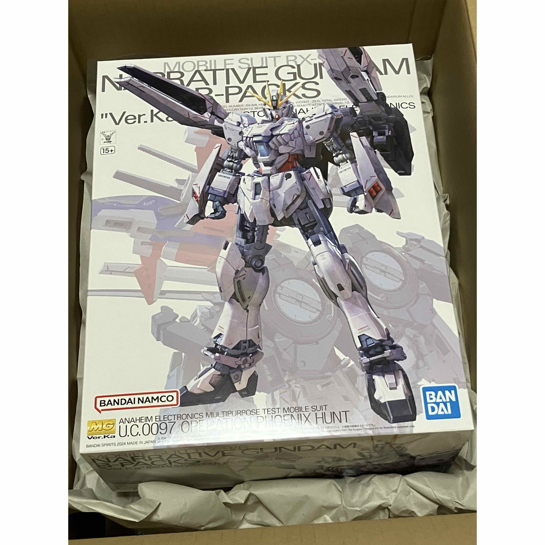 MG 1/100 ナラティブガンダム B装備 Ver.Ka エンタメ/ホビーのおもちゃ/ぬいぐるみ(模型/プラモデル)の商品写真