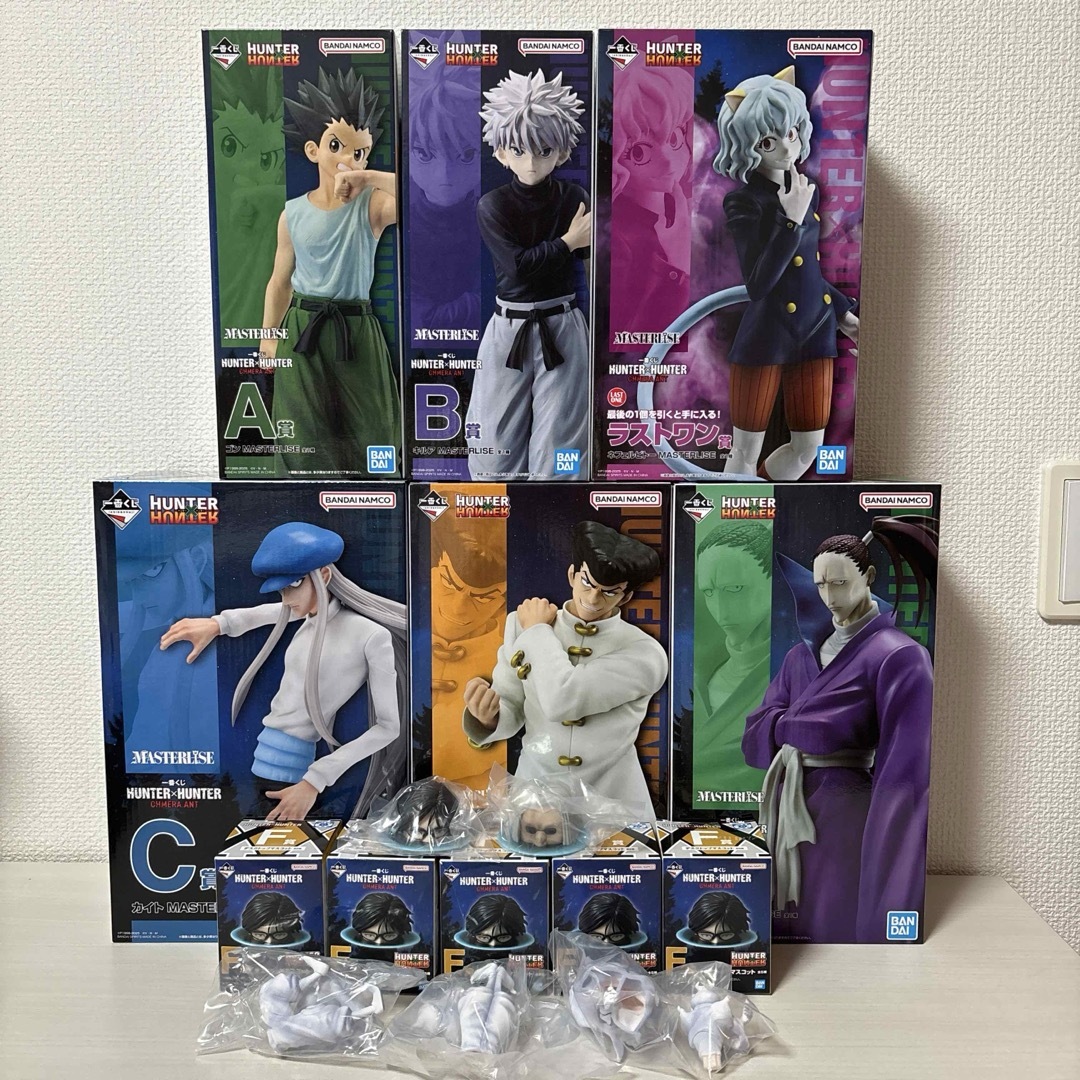 ハンターハンター 一番くじ A〜F賞 フィギュアコンプセットの ハンターハンター 一番くじ A〜F賞 フィギュアコンプセットの