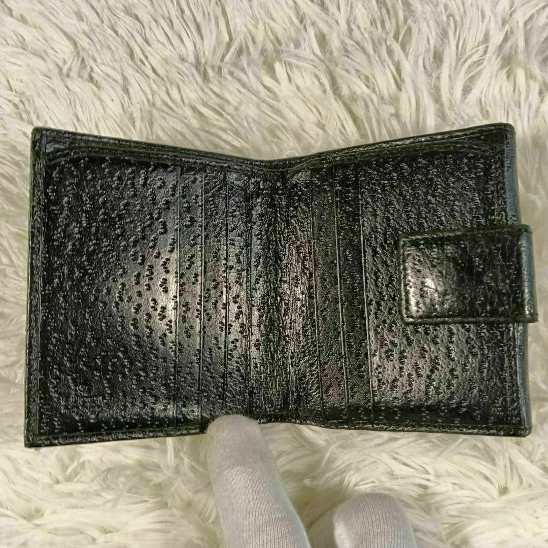 GUCCI - 【GUCCI】グッチ 折り財布 財布 Wホック キャンバス GUCCI - 【GUCCI】グッチ 折り財布 財布 Wホック キャンバス