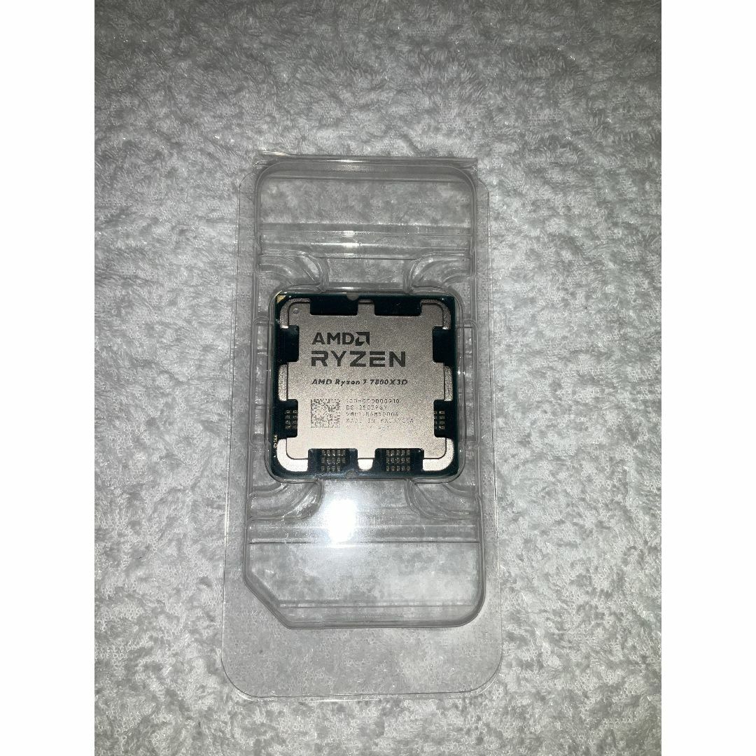 AMD(エーエムディー)の 【新品・動作確認済】AMD Ryzen 7 7800X3D スマホ/家電/カメラのPC/タブレット(PCパーツ)の商品写真