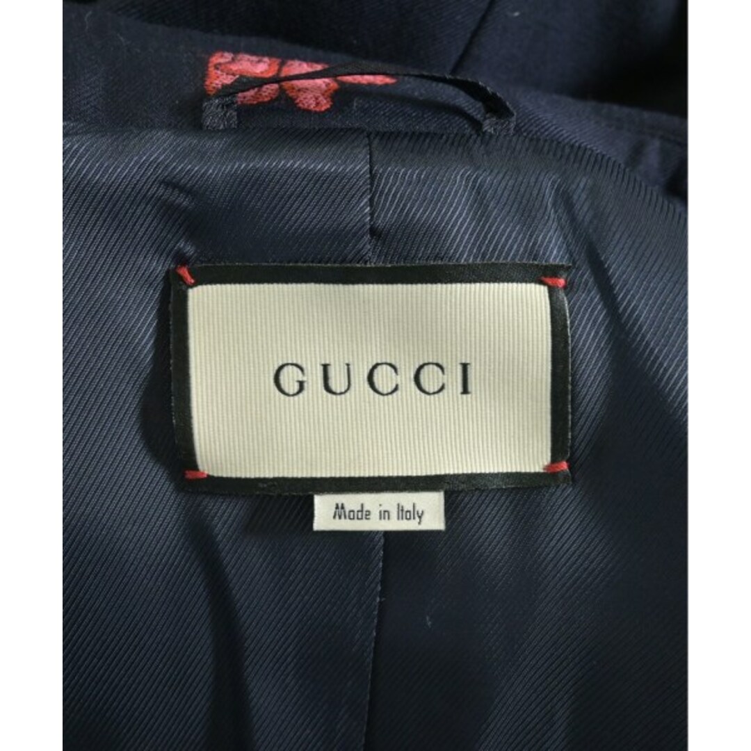 GUCCI - GUCCI グッチ テーラードジャケット 36(XS位) 紺x赤x緑 GUCCI - GUCCI グッチ テーラードジャケット 36(XS位) 紺x赤x緑