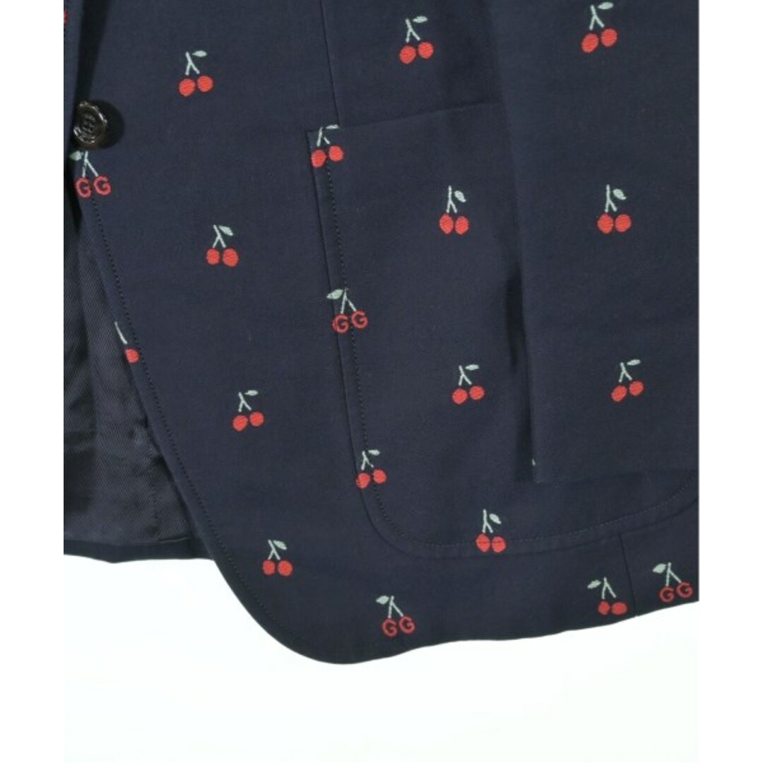 GUCCI - GUCCI グッチ テーラードジャケット 40(M位) 紺x赤x緑系 GUCCI - GUCCI グッチ テーラードジャケット 40(M位) 紺x赤x緑系