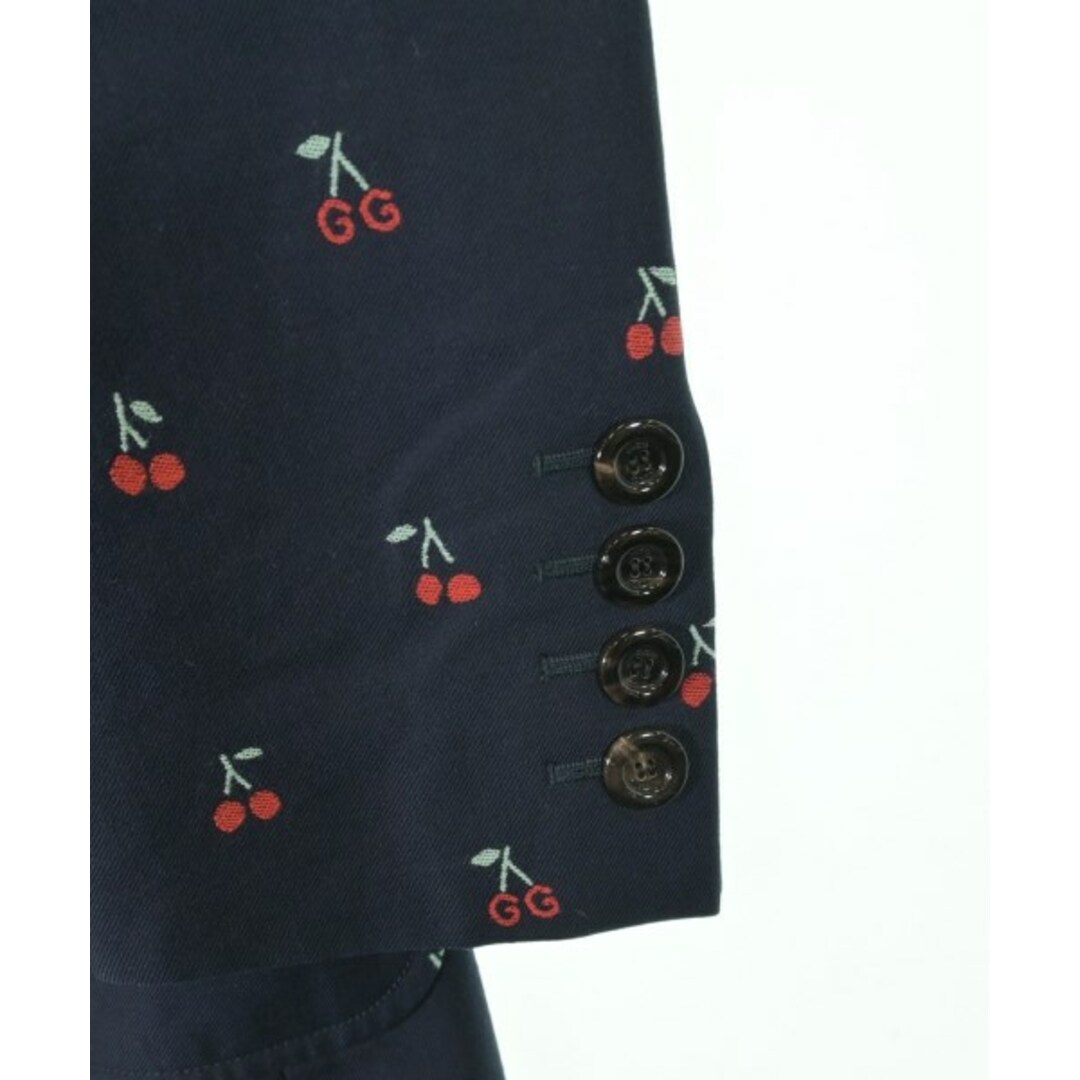 GUCCI - GUCCI グッチ テーラードジャケット 40(M位) 紺x赤x緑系 GUCCI - GUCCI グッチ テーラードジャケット 40(M位) 紺x赤x緑系