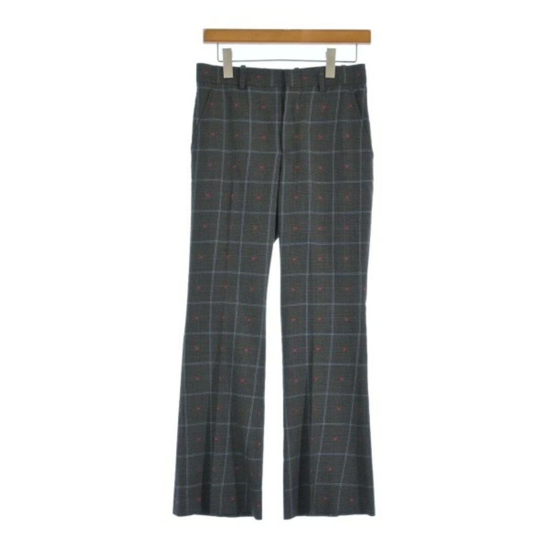 GUCCI - GUCCI グッチ スラックス 38(S位) グレーx青x赤等(総柄 GUCCI - GUCCI グッチ スラックス 38(S位) グレーx青x赤等(総柄