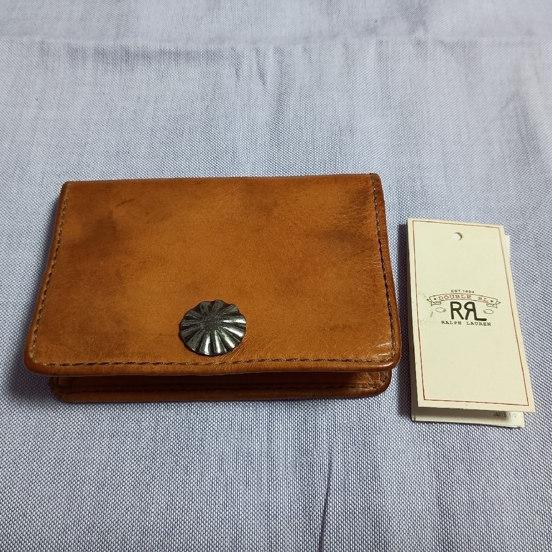 RRL - RRL(ダブルアールエル)コンチョレザーコインケースの RRL - RRL(ダブルアールエル)コンチョレザーコインケースの